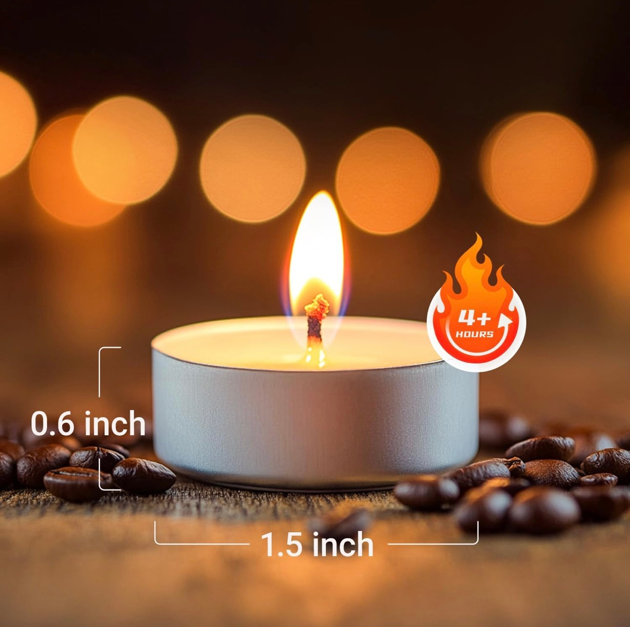 Zen Aroma unscented ghee candle burning inside a white ceramic Aroma Burner, with another tealight candle beside folded towels on a wooden surface — creating a clean, smokeless flame ideal for releasing aroma pellets.