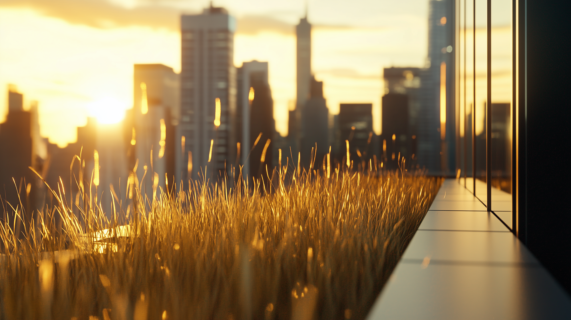 Zen Aroma ZA SensePod – modern fragrance device for on-the-go calm, with city sunset and golden grass evoking motion and mindfulness